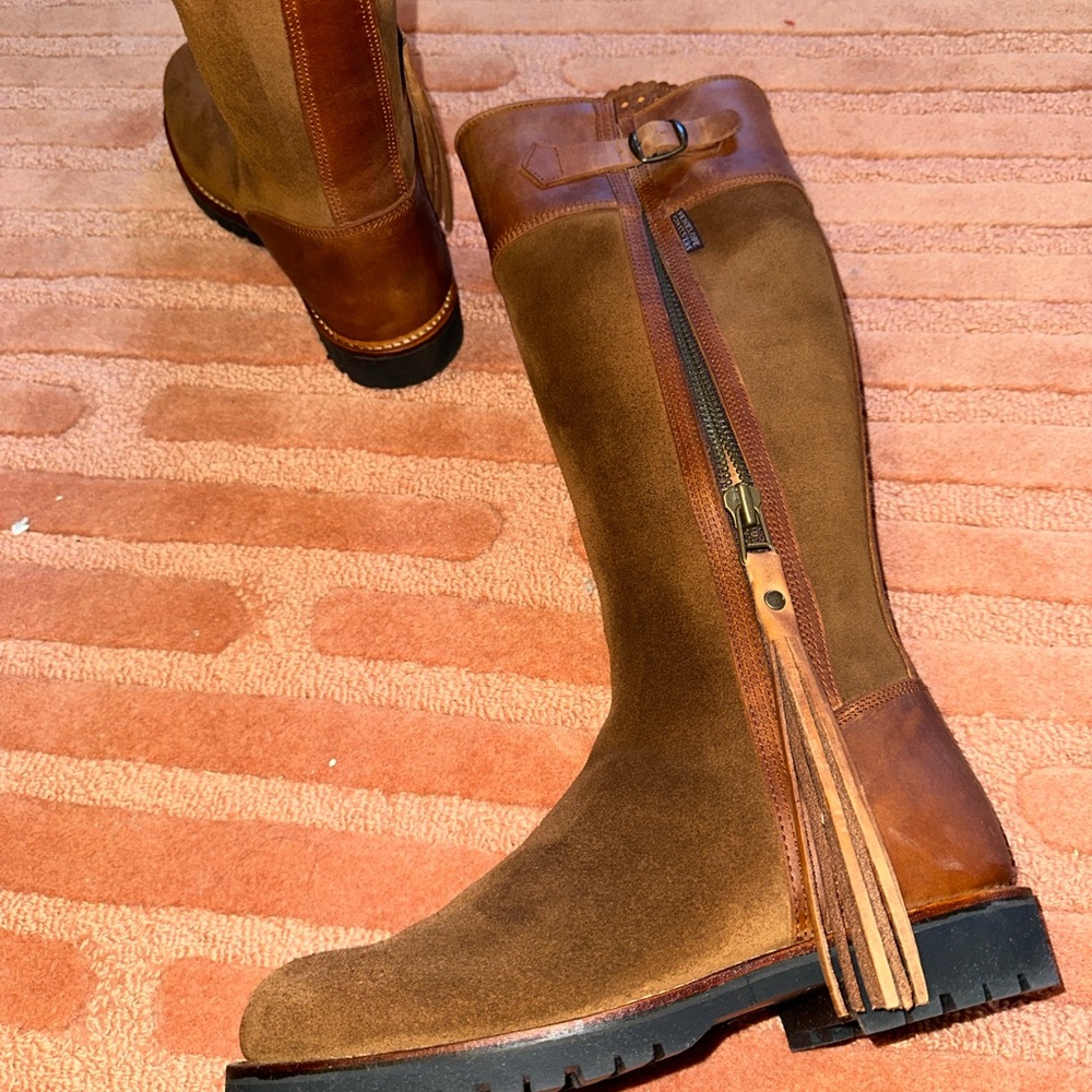 Penelope Chilvers Long Tassle Boots GENEROUS CALF - Tan!